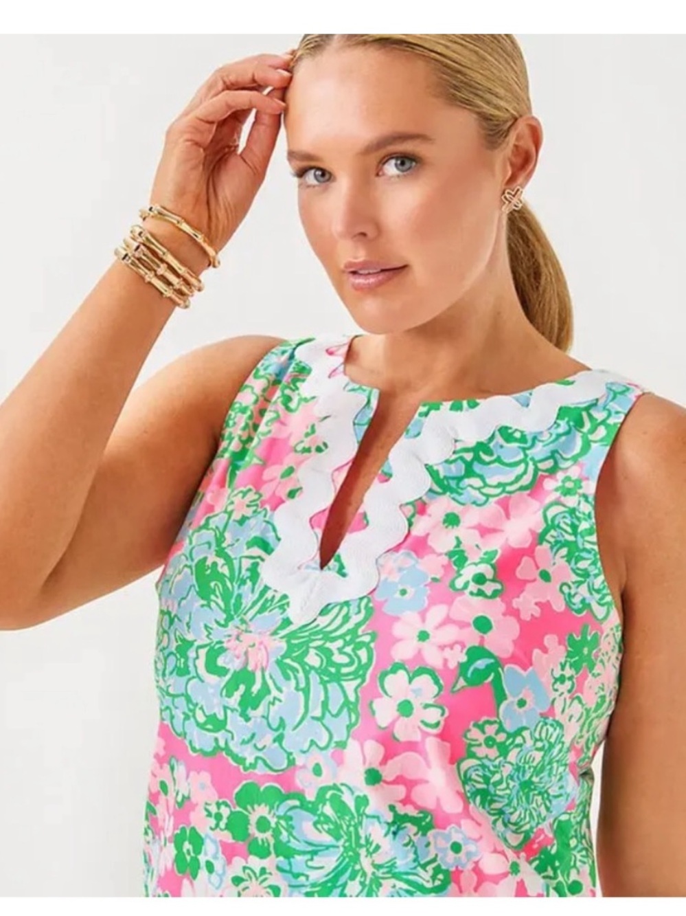 NWT LILLY PULITZER
Romey Shift Romper - Multi
Plumes In Bloom - Picture 7 of 7